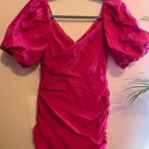 Hot pink Vestique Midi dress